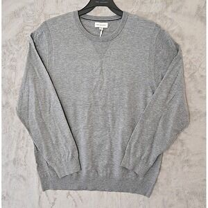 Free Assembly Mens Everyday Crewneck Sweater Heather Grey Size XXL
